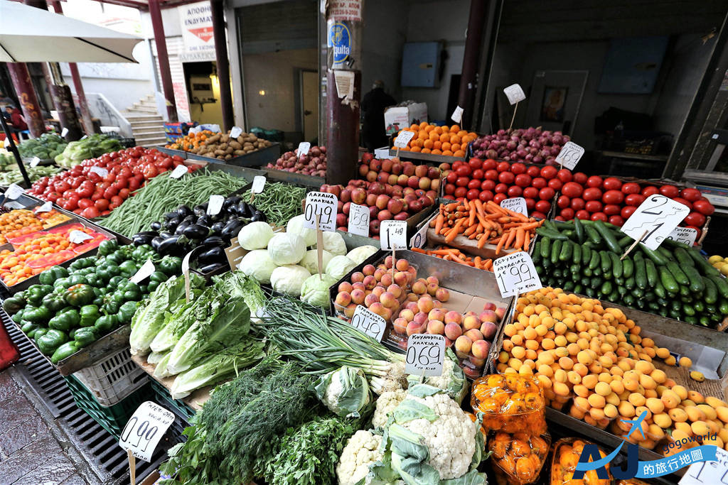 （雅典景點）雅典中央市場 市區最大傳統市場 各種水果、漁貨、鮮肉樣樣有 交通與營業時間分享