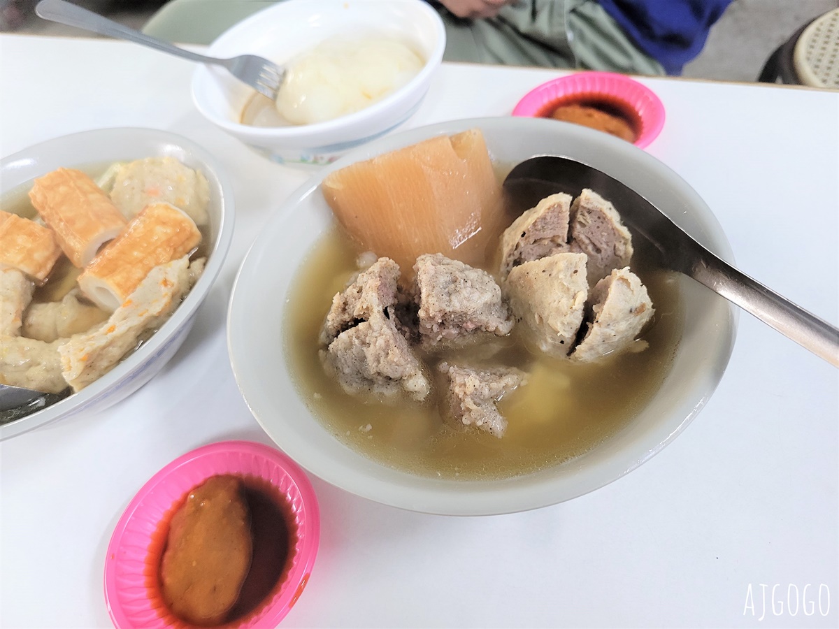 老黑輪肉圓店 台中東勢市場裡的傳統小吃 還有關東煮