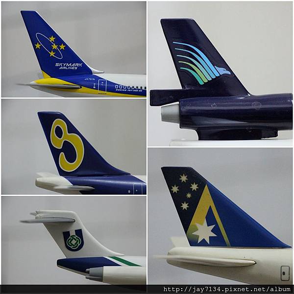 （飛機模型小收藏）瑞聯航空、大菲航空、安捷航空 舊塗裝大集合