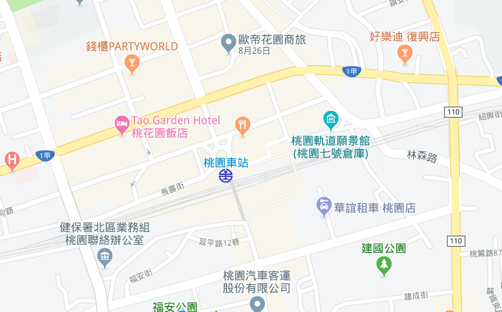 桃園車站飯店推薦 桃花園飯店tao Garden Hotel 雙人房 交通 停車場分享 Aj的旅行地圖