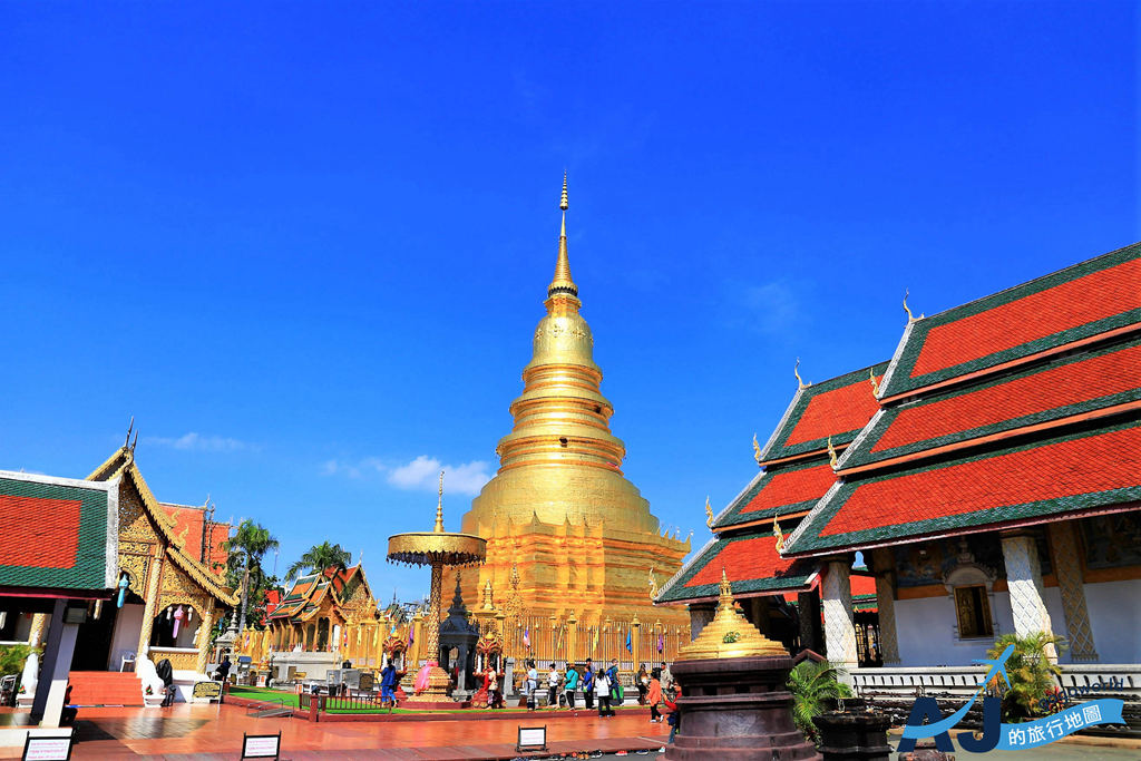 （清邁近郊一日遊）南奔 哈利奔猜寺 泰國佛教徒一生要膜拜一次的寺廟