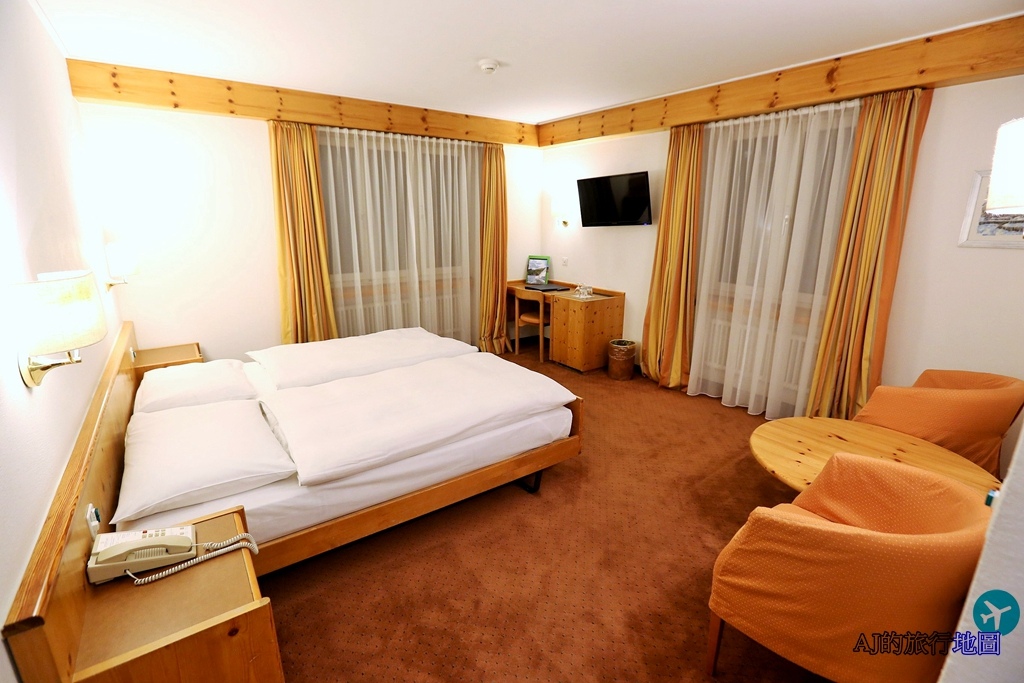 （聖莫里茲飯店）Hotel Steffani 斯特凡尼酒店 標準雙人房、早餐分享 近聖莫里茲市中心
