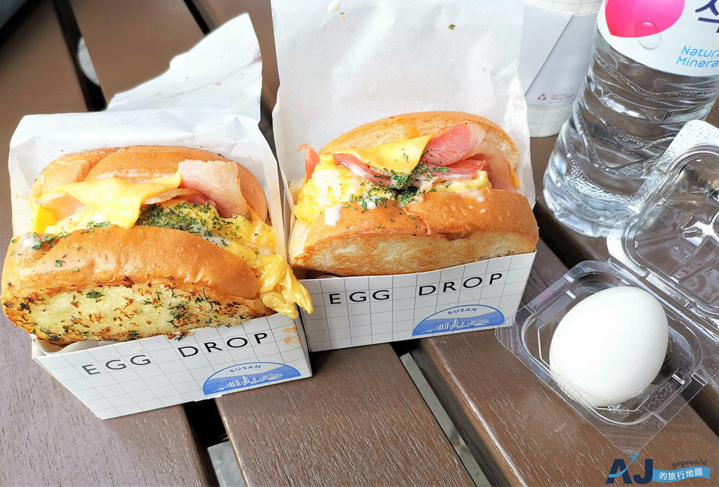 （釜山早餐美食）EGG DROP 西面店 蒜味吐司三明治 當早餐好開胃 菜單、價格與營業時間分享