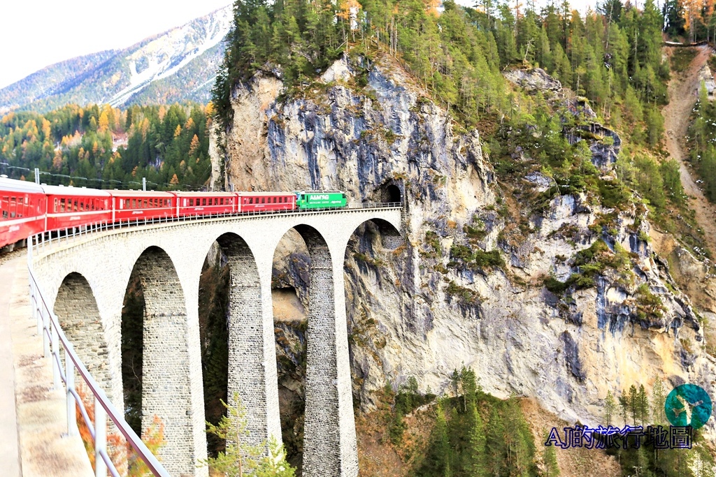 （瑞士旅遊）伯尼納鐵道之旅 Bernina Express 世界文化遺產唯五鐵道保護路線  庫爾Chur > 聖莫里茲 St. Moritz > 提拉諾 Tirano